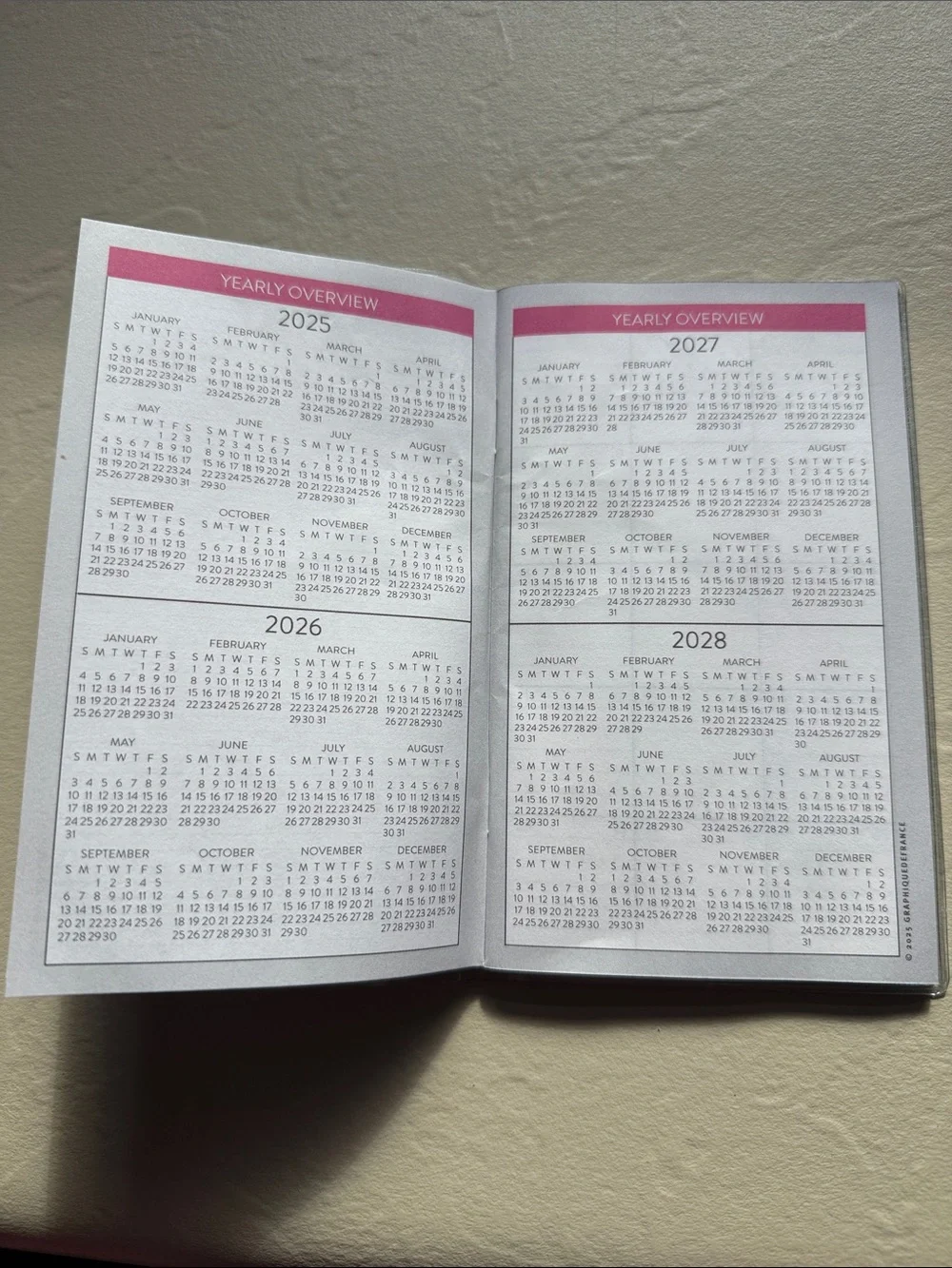 Peanuts Light Blue Snoopy Two-Year Planner